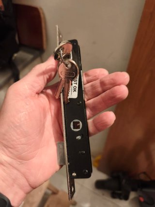 Cerradura de seguridad con llaves