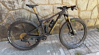 Bici MTB Orbea Oiz M Team TR (raw and gold)