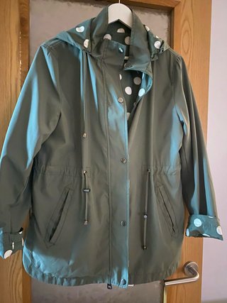 Parka Mujer Verde reversible