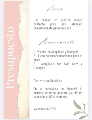 Servicio de Maquillaje y Peinado para Novias