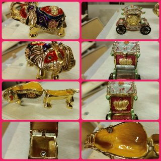Set de 2 Joyeros Decorativos
