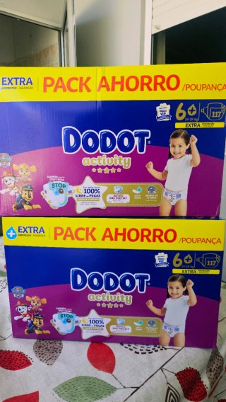 2 Caixas de Fraldas Dodot Activity T6+