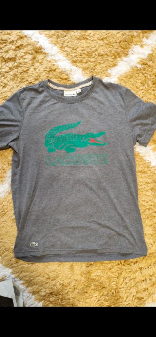 Camiseta Lacoste Gris