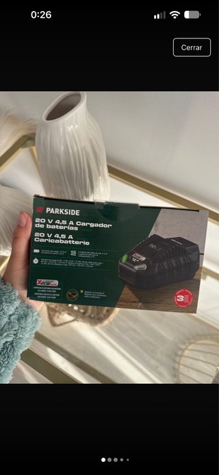 Cargador de baterías Parkside 20V 4.5A PLG 20 C3