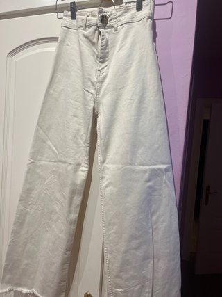 Pantalón Blanco Stradivarius