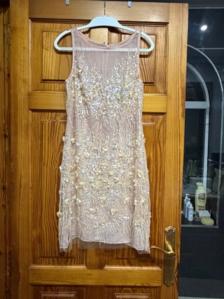 Vestido de fiesta Basix Black Label rosa