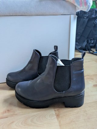 Botines azules