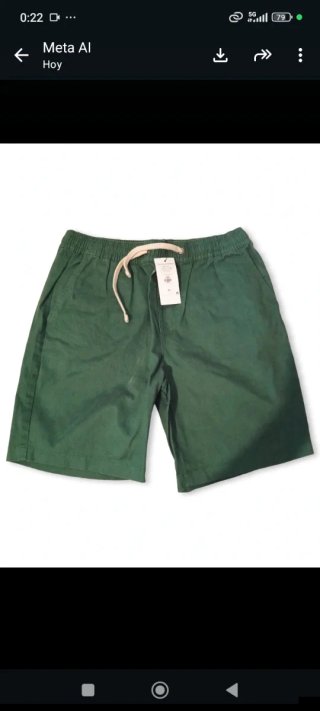 Bermuda Verde Talla L