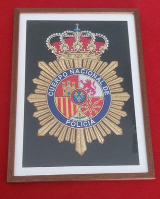 Cuadro Emblema Cuerpo Nacional de Policía