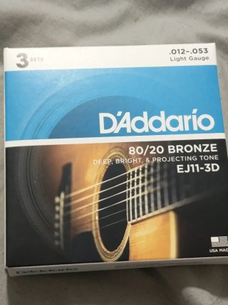 Pack de 3 Sets Cuerdas Guitarra D'Addario EJ11