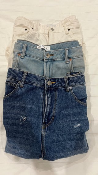 Lote 3 Pantalones Vaqueros Cortos