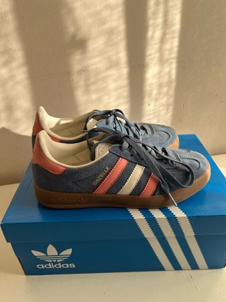 Adidas Gazelle Azules y Rosas Talla 37