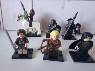 Set de 6 Minifiguras El Señor de los Anillos.