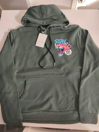 Sudadera con Capucha Verde Talla XXL