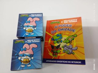 Brindes McDonald's TMNT x Hello Kitty