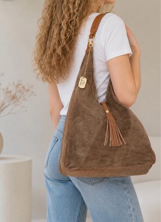 Bolso de Piel Marrón