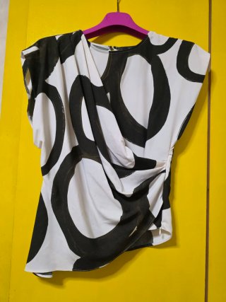 Blusa Zara estampada