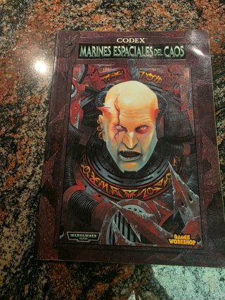 Codex Marines Espaciales del Caos Warhammer 40k