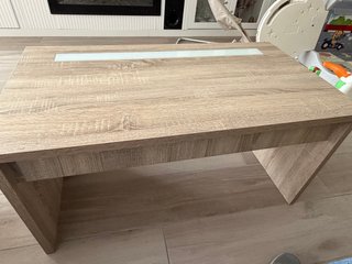 Mesa de centro elevable con almacenaje