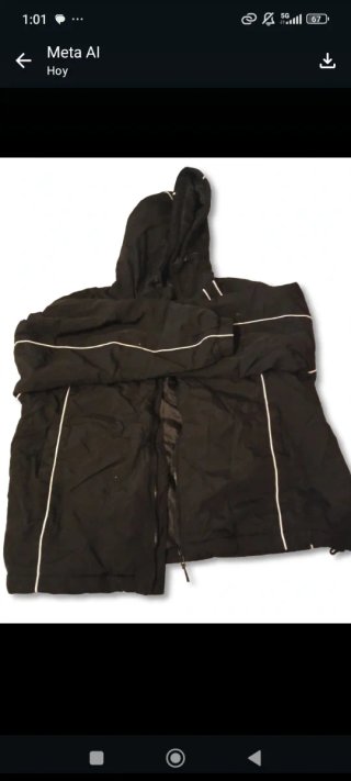 Chaqueta Cortavientos Bershka Negra