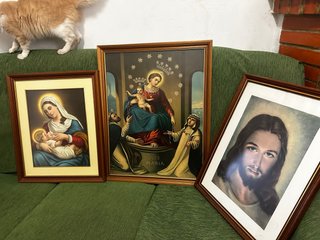 Lote de 3 Cuadros Religiosos Arte Sacro