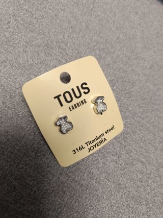 Pendientes Tous Osito con Perlitas