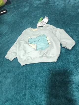 Sudadera Infantil Verde con Estampado