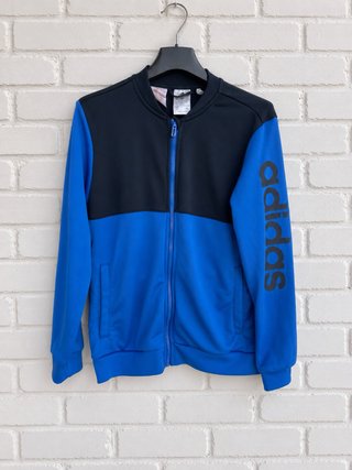 Chaqueta Adidas Azul y Negra deportiva