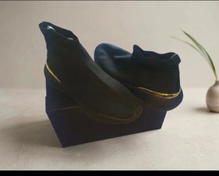 Botines de Licra Negros Talla 44