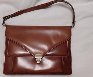 Bolso de mano marrón