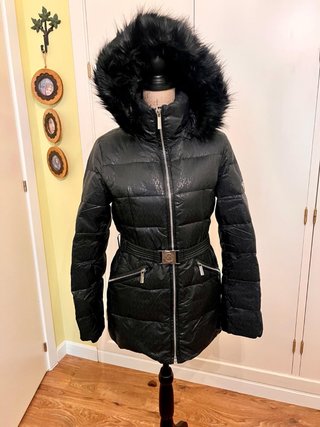 Plumifero Acolchado Michael Kors Negro