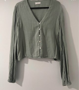 Blusa Mango Verde
