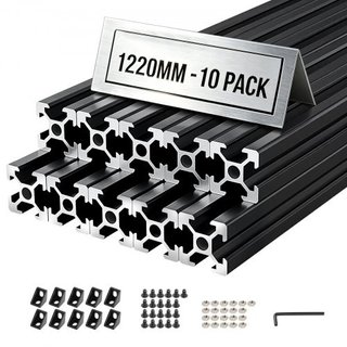 10PCS 2020 Aluminum Extrusion Profile,, T para el