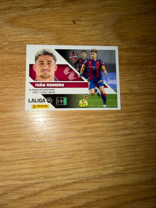 Cromo Iván Romero (Levante) Panini 26/27