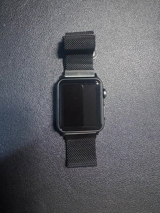 Apple Watch Series 1 38mm gris espacial.