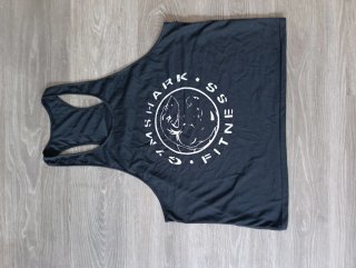 Camiseta de tirantes Gymshark negra