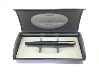 pluma estilografica parker sonnet negro mate