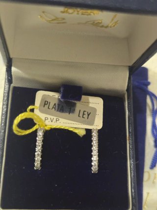 Pendientes de Aro cuadrado 1,5cm en Plata 925