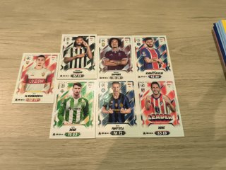 Lote de 7 Cartas Match Attax