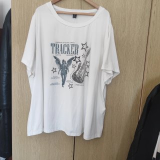 Camiseta SHEIN Manga Corta Blanca