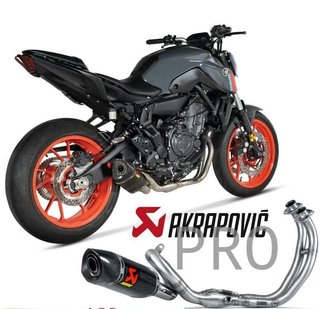 Escape Akrapovic Yamaha MT-07/R7