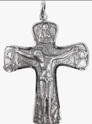 Cruz Bizantina de Plata 925