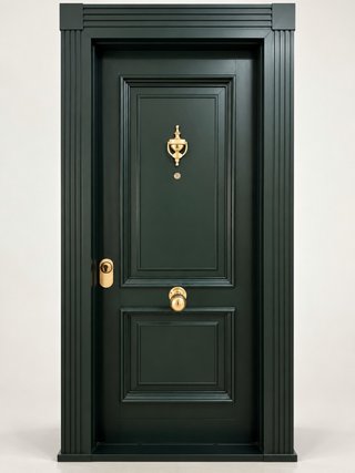 Puerta de Seguridad Exterior con Accesorios