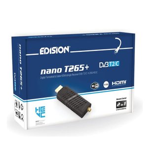 Receptor TDT HDMI EDISION Nano T265+ DVB-T2