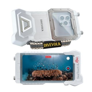 Custodia subacquea DIVEVOLK per iPhone 12-15