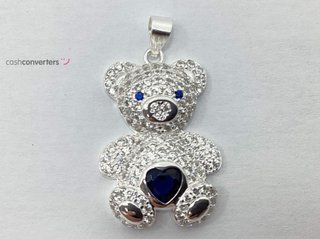 colgante plata 925mm con piedra con circonita