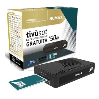 Sintonizador DVB-S2 Humax HD 3601S2 Lite Tivùsat