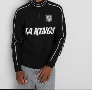 Jersey LA Kings NHL de punto negro