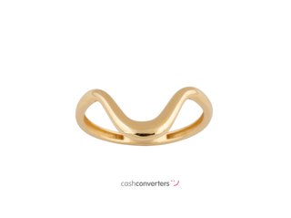 anillo oro 18k con piedra con circonita