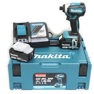 CON TARA - Llave de Impacto Makita DTD153RTJ 18V 2x5 Ah